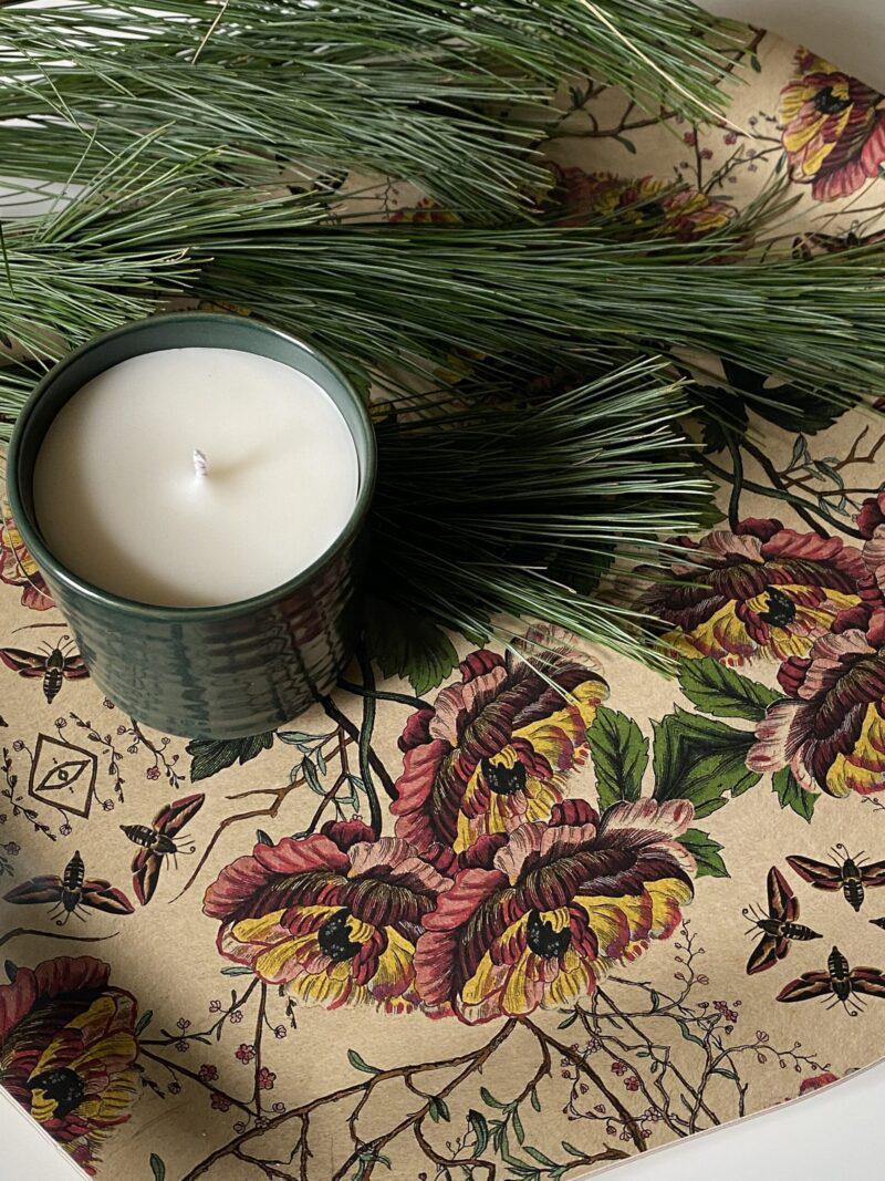 bandejas amapolas, salvamanteles estampados, melamina, indietro