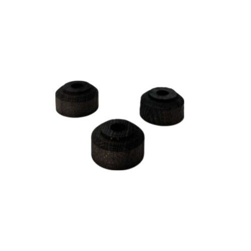 candelabros madera negros, indietro
