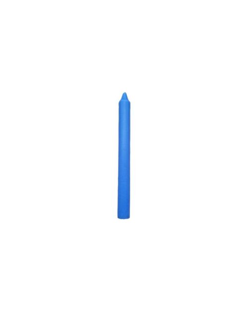 cirio azul, velas colores, indietro
