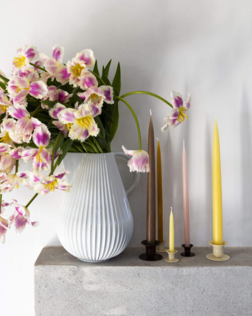 CANDELABRO CAMPANA CREMA