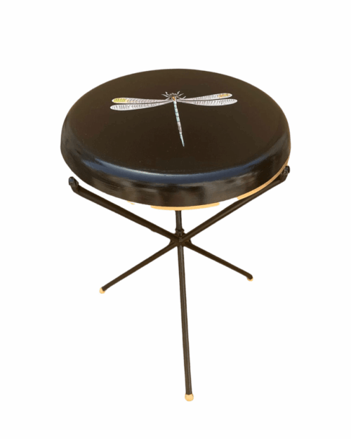 TABURETE HIERRO, MUEBLES INDIETRO