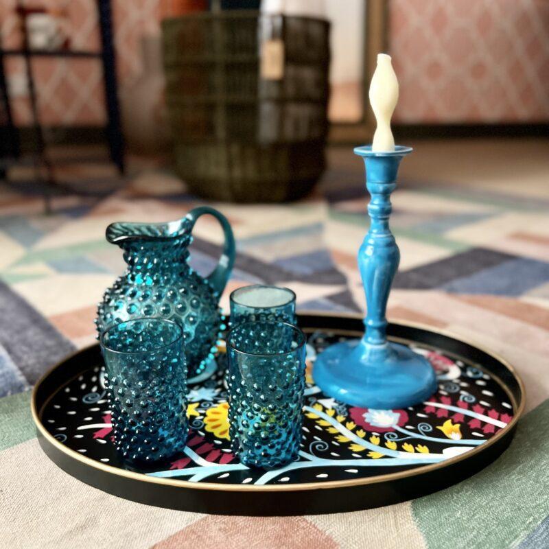 bandeja ikat pintada a mano, indietro, les ottomans
