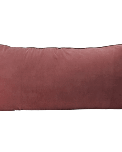 COJÍN LARGO VELVET BOIS DE ROSE