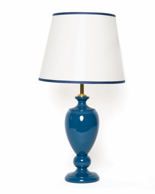 PIE DE LAMPARA TEO AZUL