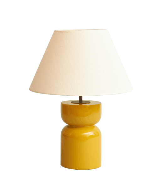 PIE DE LAMPARA LOOP AMARILLO