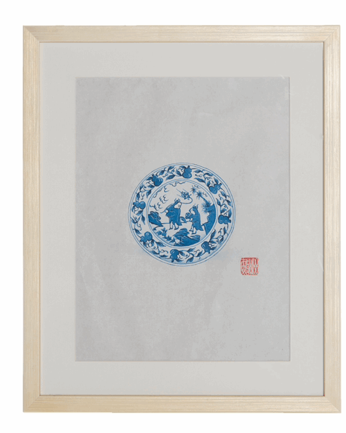 cuadros, acuarela papel seda, indietro