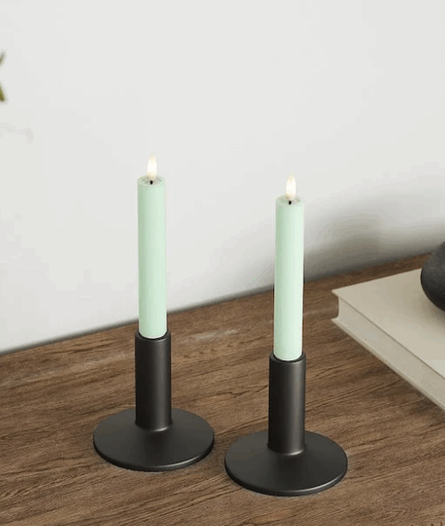 2 MINI VELAS LED MENTA
