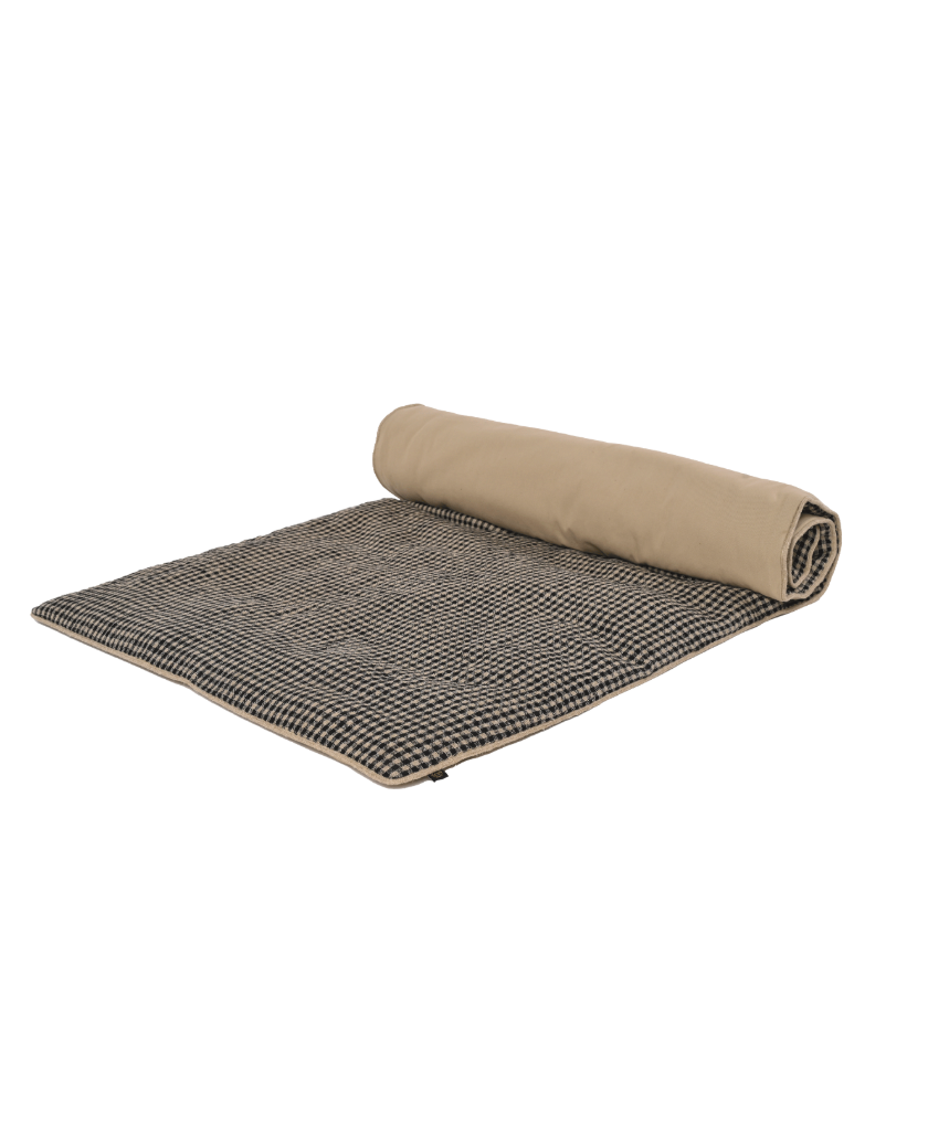 PLAID CUADROS CARBÓN - Imagen 2