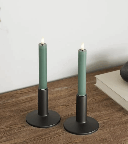 2 MINI VELAS LED VERDE