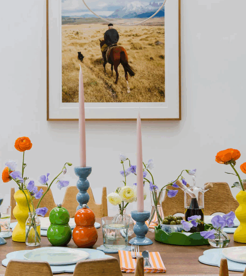 CANDELABRO BOBINA AZUL