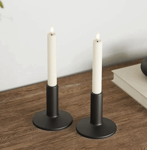 2 MINI VELAS LED CREMA