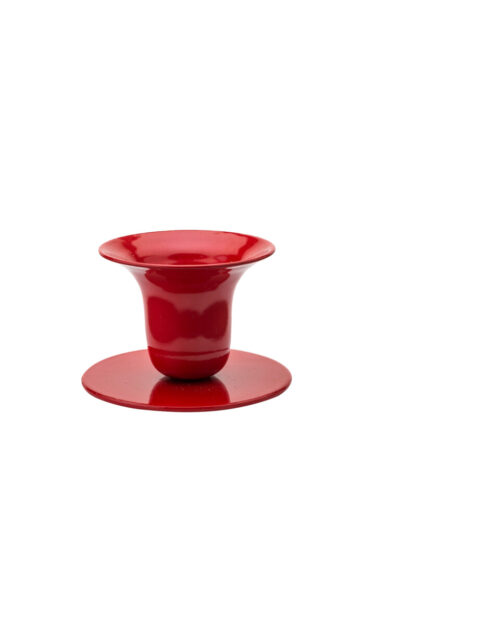 CANDELABRO CAMPANA ROJO