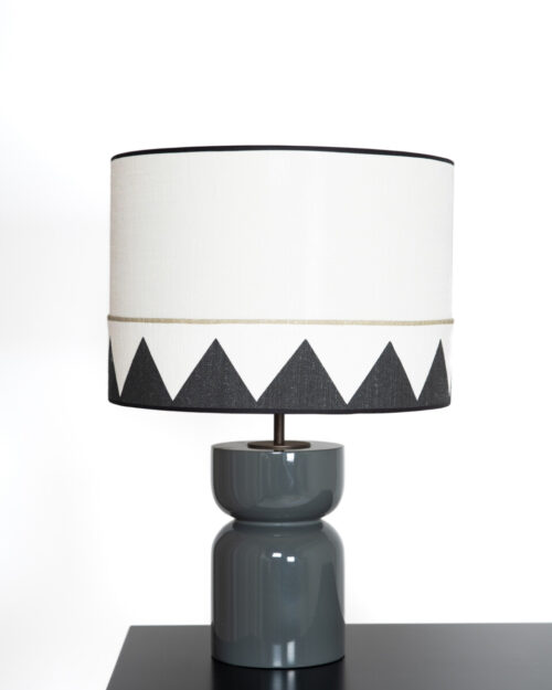PIE DE LAMPARA LOOP GRIS