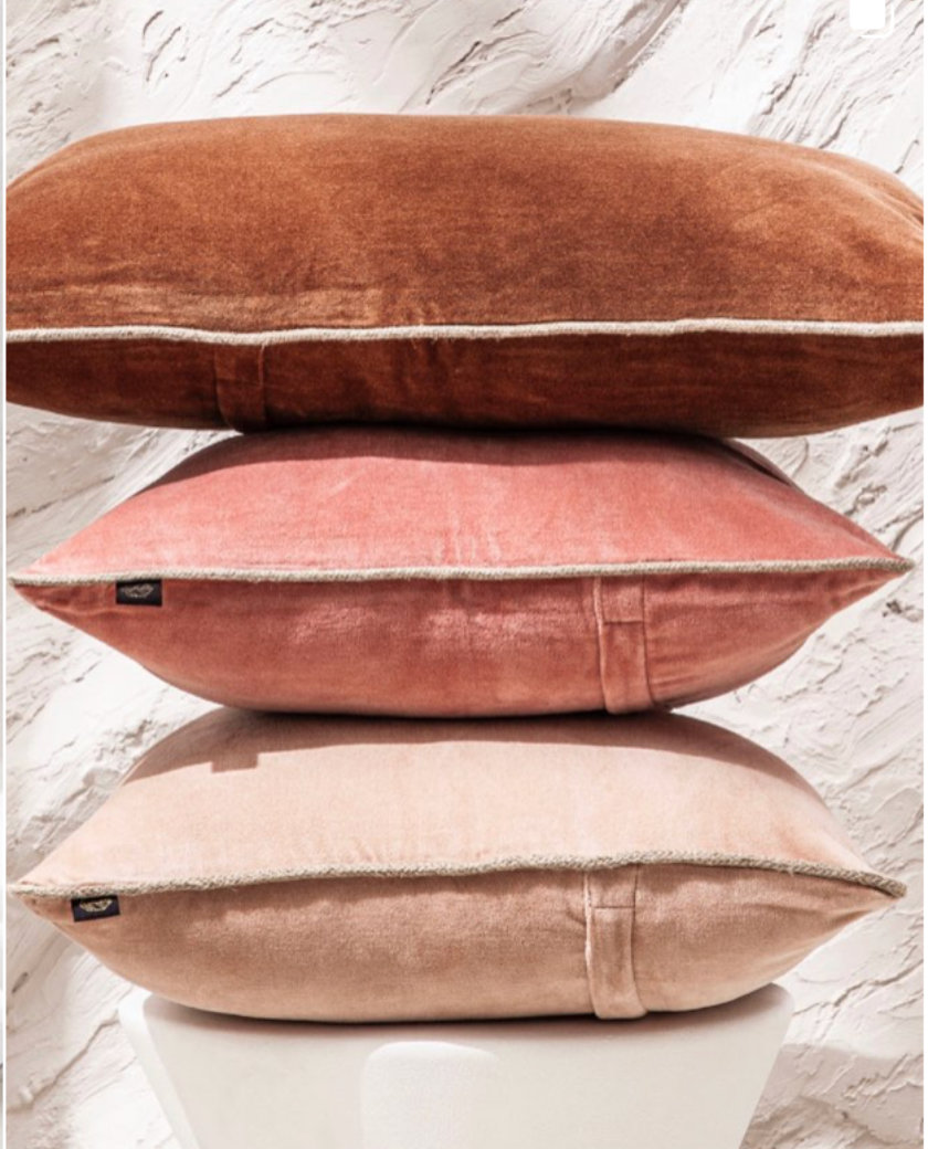 cojines terciopelo, haomy, indietro