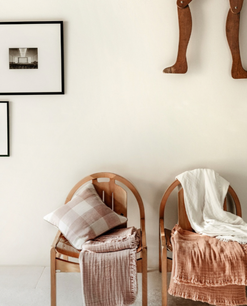 edredón , cojin, lino cuadros, haomy , indietro