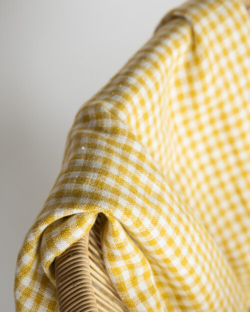 PLAID CUADROS VICHY AMARILLO