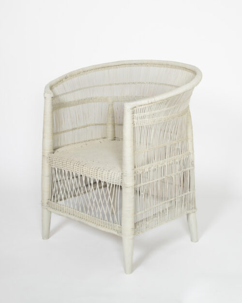 SILLÓN RATÁN BLANCO