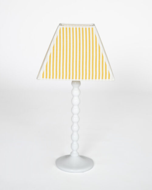 PIE DE LAMPARA TWIST BLANCO