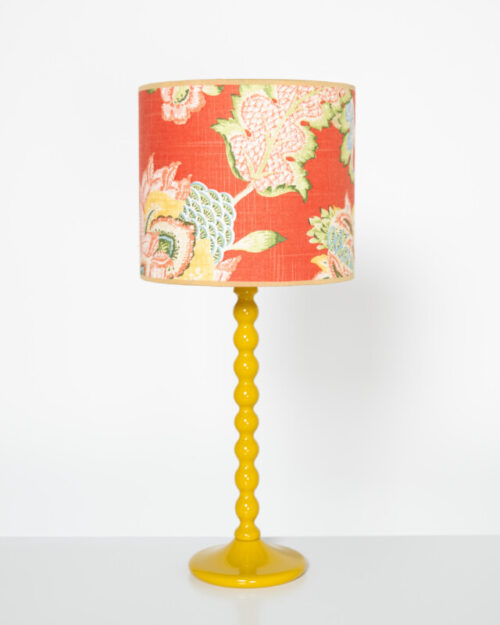 PIE DE LAMPARA TWIST AMARILLO