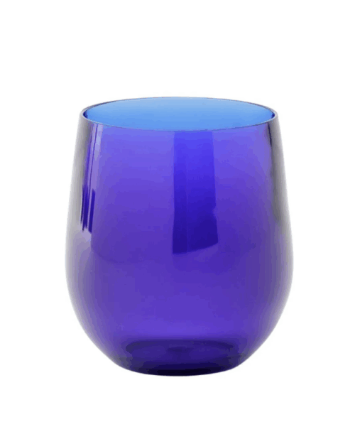 vaso agua plastico, Caspari, indietro