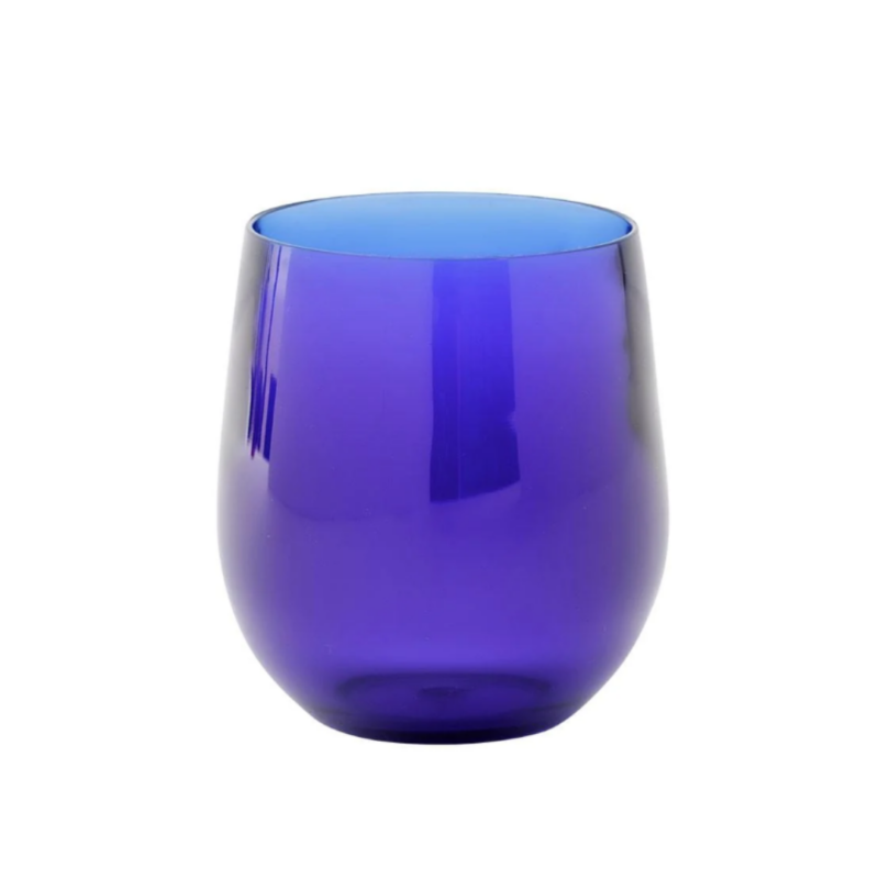 vaso agua plastico, Caspari, indietro