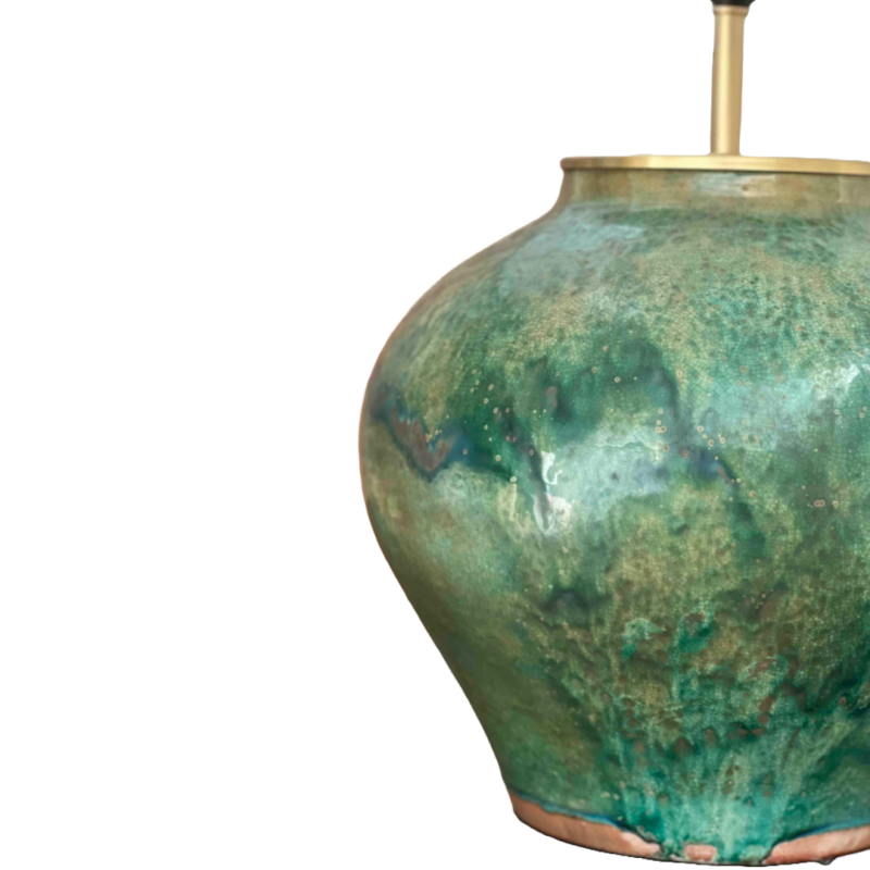 PIE DE LAMPARA CERAMICA