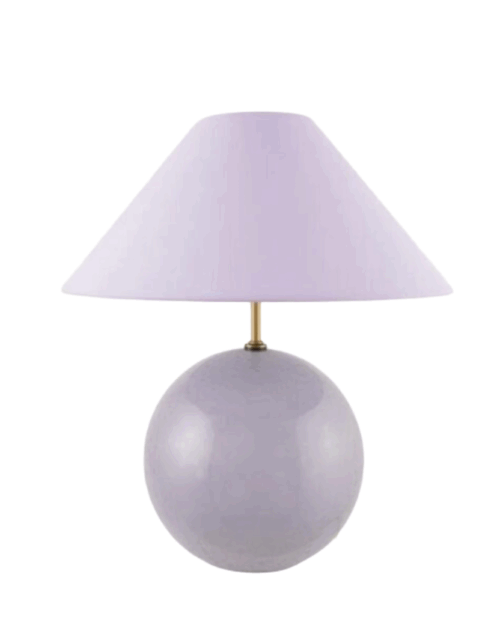 lámpara cristal redonda colores