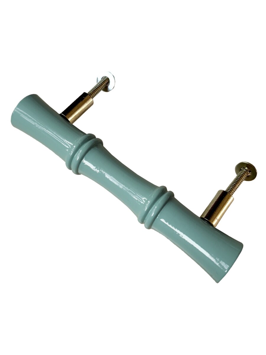 tirador bambu lacado, tiradores colores