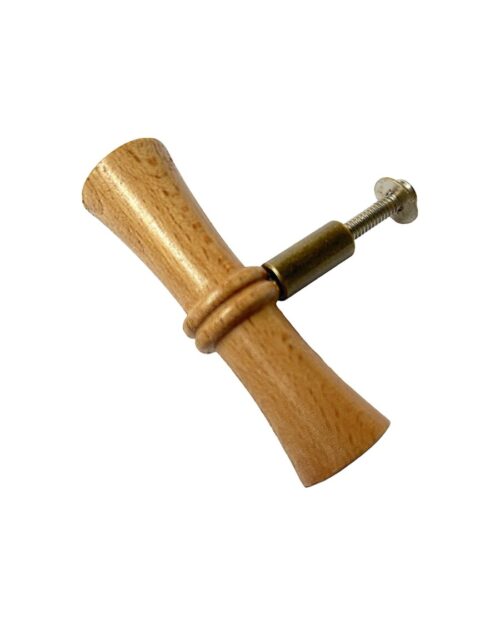 tirador madera bambú, tirador madera