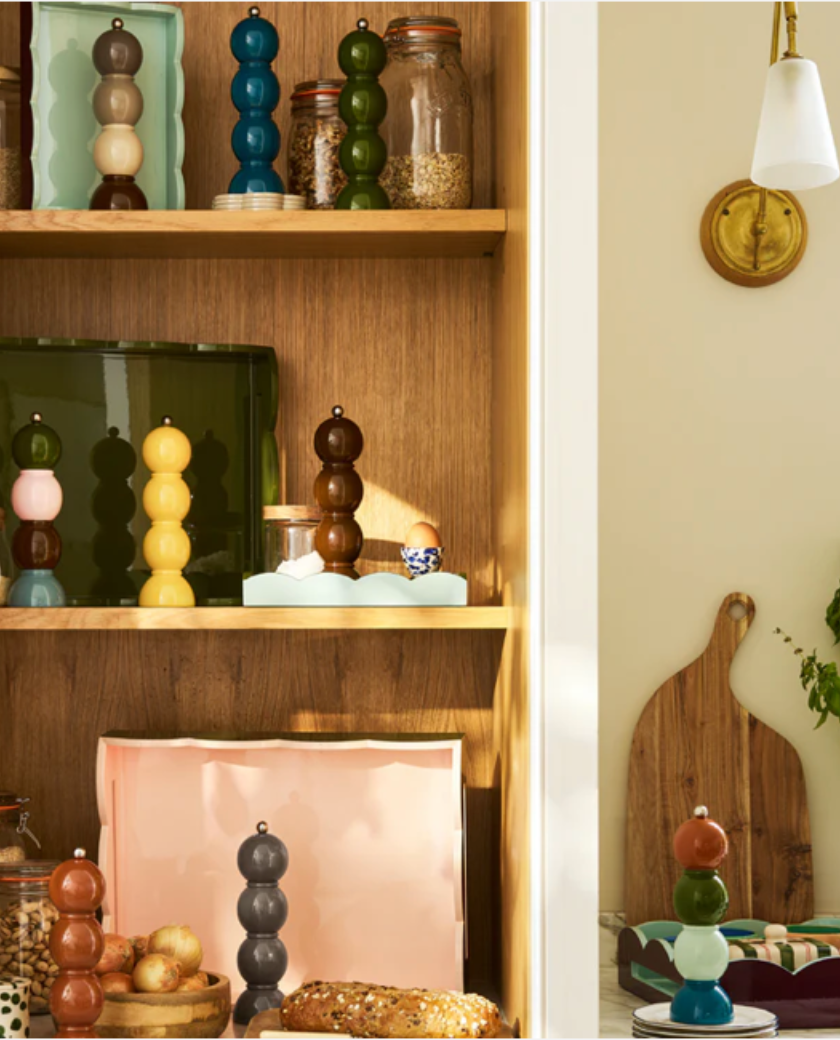 salero y pimentero laca, colores, indietro , molinillos, addisosn ross