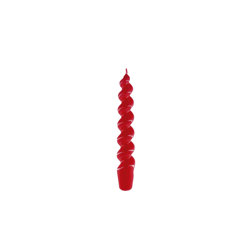 PACK DE 2 VELAS TWIST ROJO