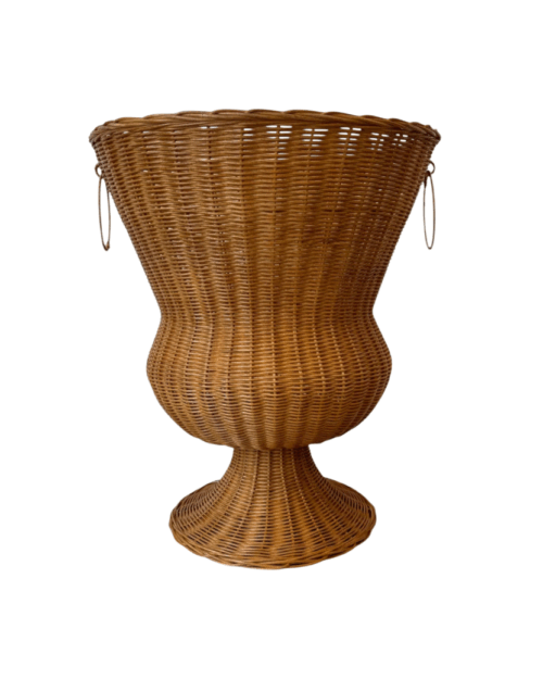 jarrón xxl ratan, vase ratan xxl, jarrones artesanos