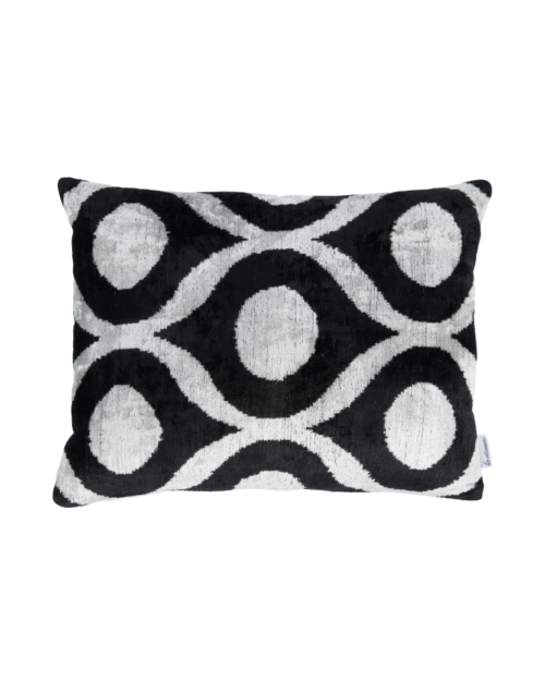 cojin terciopelo ikat , les ottomans, indietro