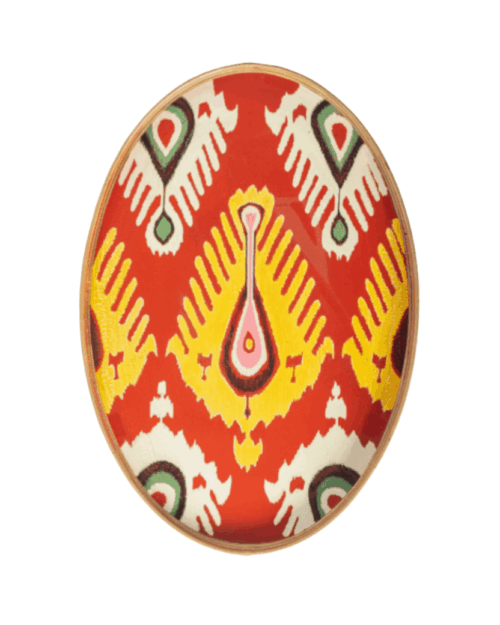 bandeja les ottomans, indietro, pintadas a mano