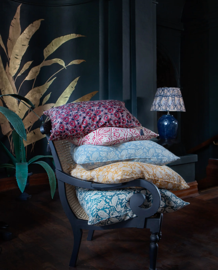 COJINES LINO, COJINES LINO ESTAMPADO