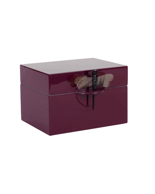 CAJA DRAGONFLY BERENJENA