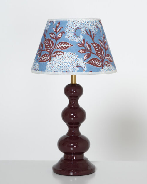 PIE DE LAMPARA TUCANA BURDEOS