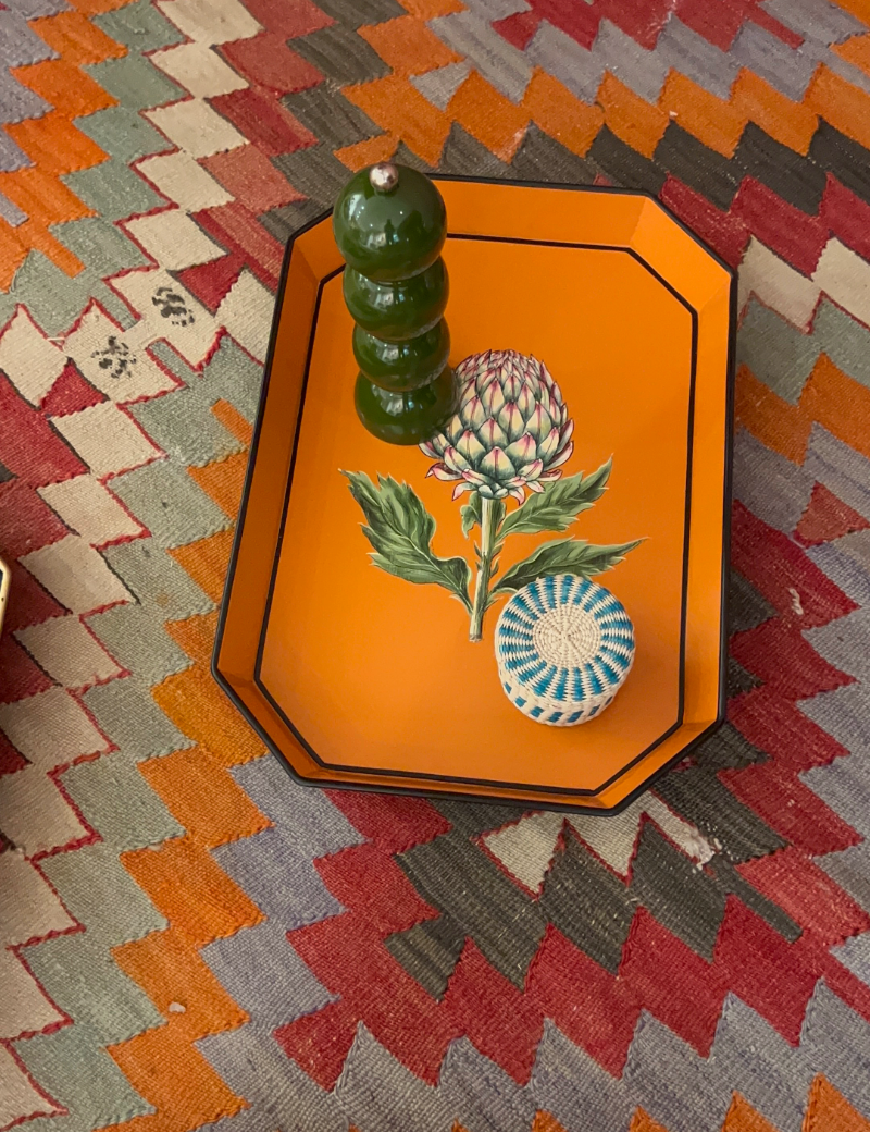 bandejas pintadas a mano, les ottomans, indietro