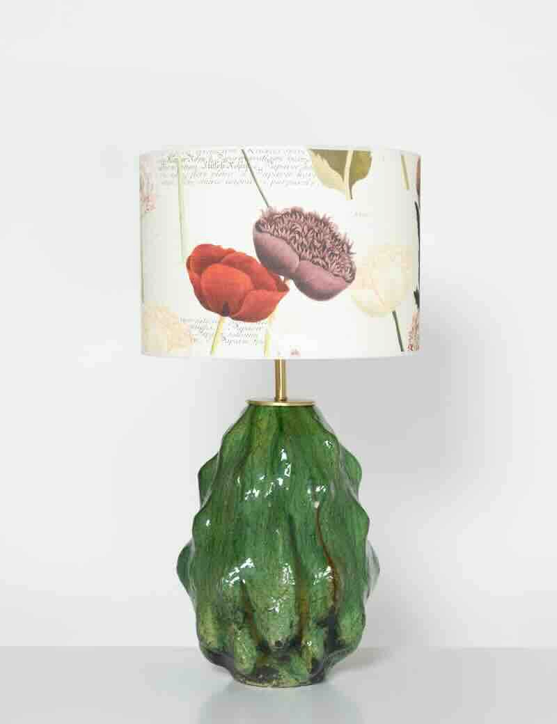 pie de lámpara cerámica, indietro