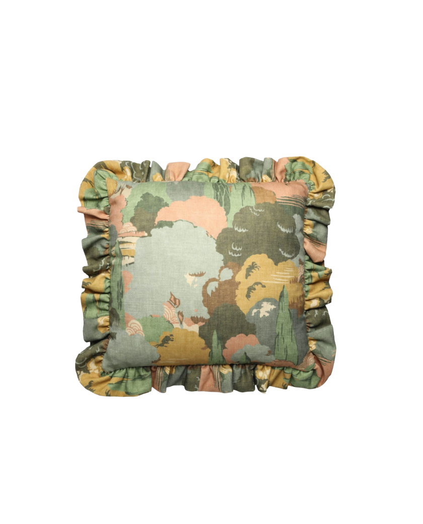 COJIN ESTAMPADO VOLANTE, COJINES INDIETRO