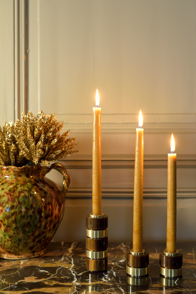 CANDELABRO DANDY TABACO - Imagen 4