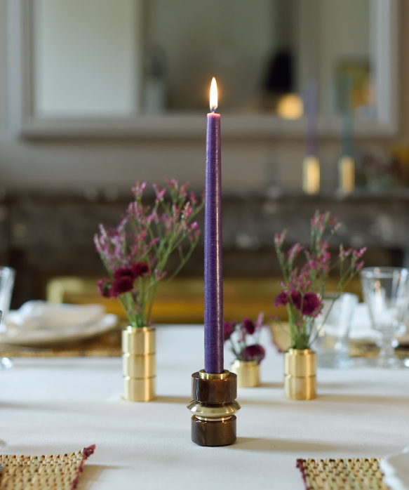 CANDELABRO DANDY TABACO