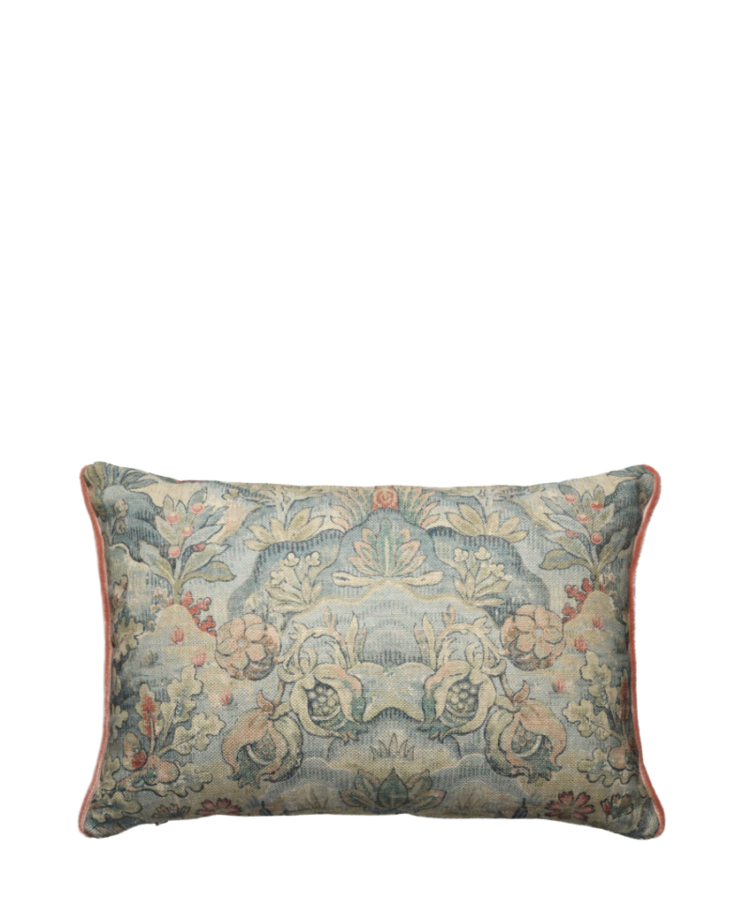 cojines indietro, cojines flores