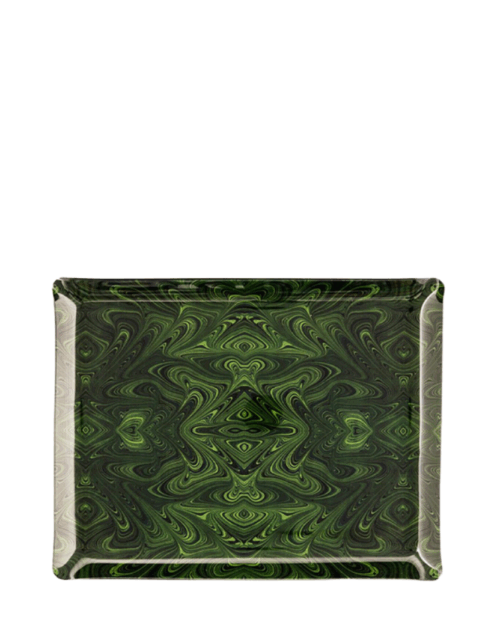 bandeja malaquita metracrilato