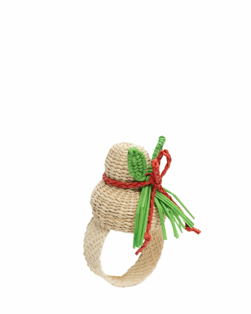 servilletero iraca navidad