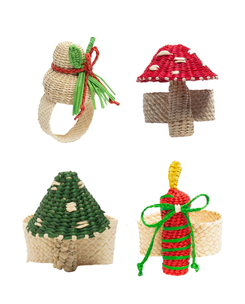 servilleteros navidad