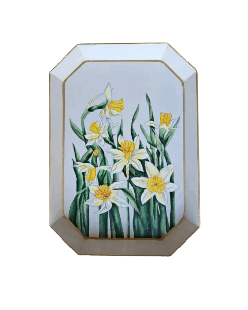 BANDEJA METAL NARCISOS