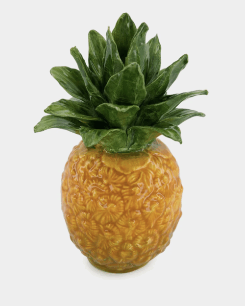 CANDELABRO PIÑA PORCELANA