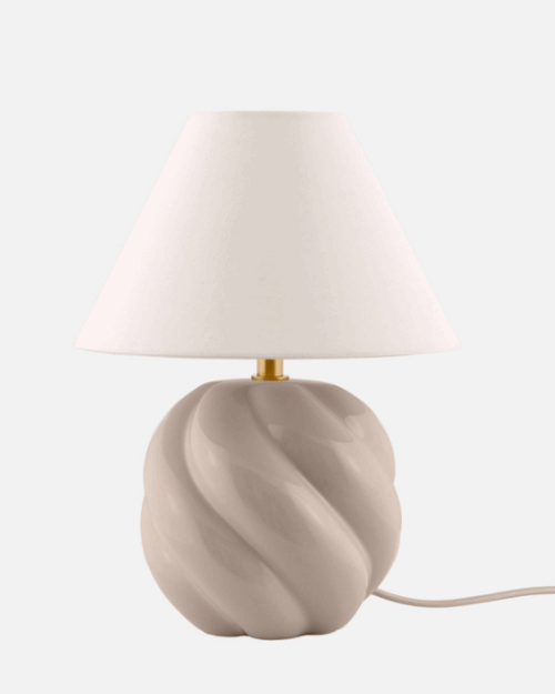 LAMPARA DE MESA DAHLIA BEIGE