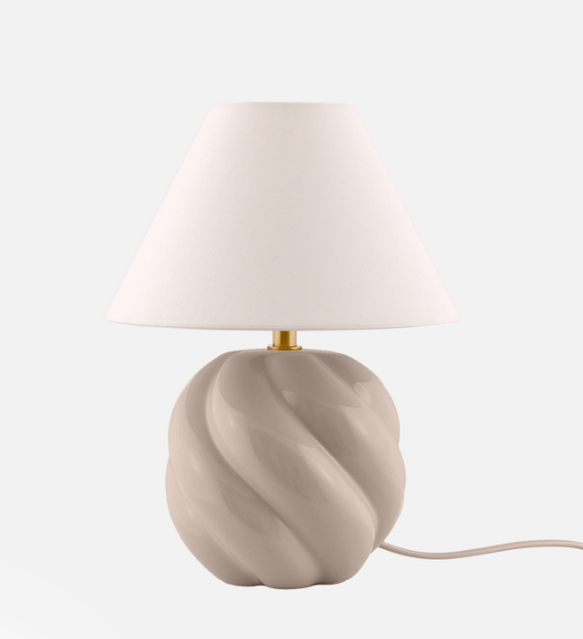 LAMPARA DE MESA DAHLIA BEIGE